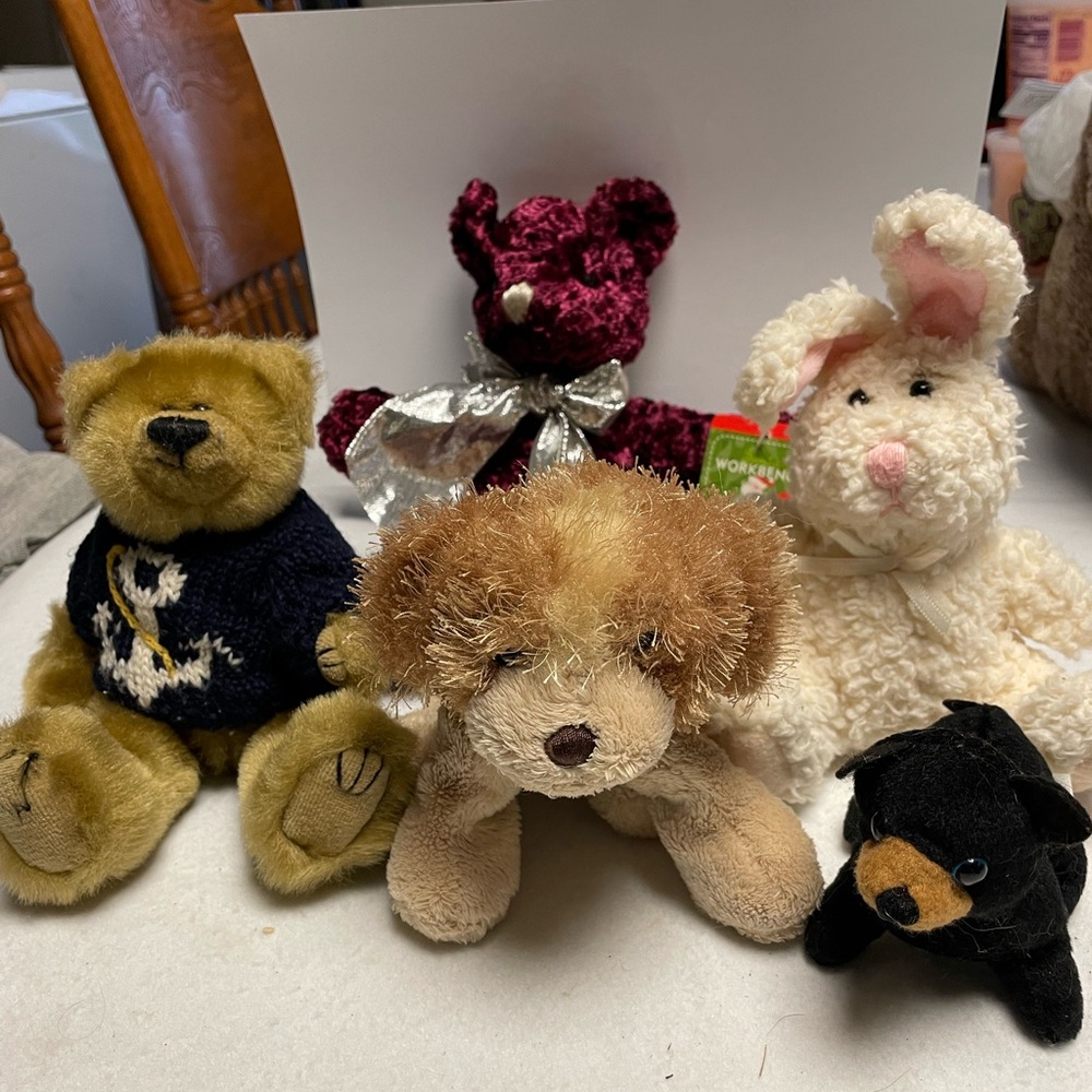Plush Toy Set for Stocking Stuffers ETC Set of 5